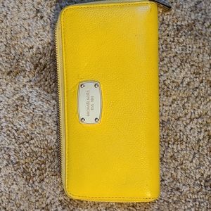 Yellow Michael kors wallet